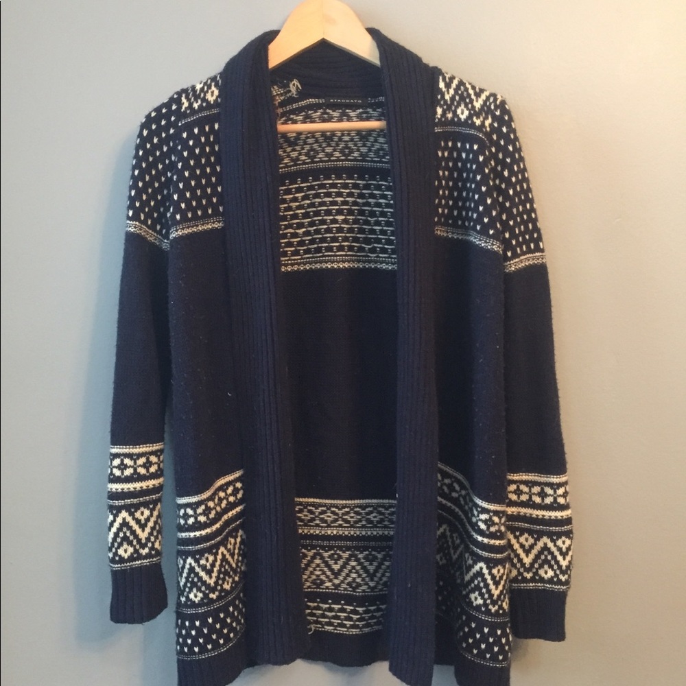 Cozy open front sweater